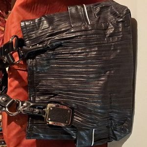 B Makowsky leather satchel bag.